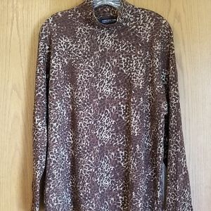 Jones New York 2x shades of brown top